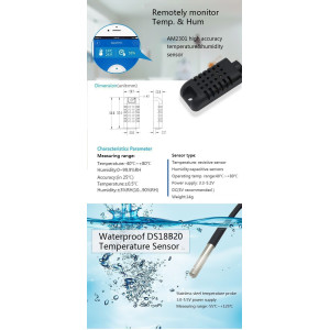 Sonoff TH10 - intrerupator wireless control temperatura - umiditate Sonoff TH10 - intrerupator wireless control temperatura - umiditate